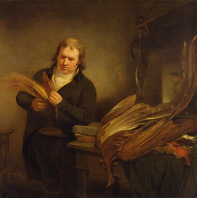 Een Ornitholoog (1802) door Ramsay Richard Reinagle